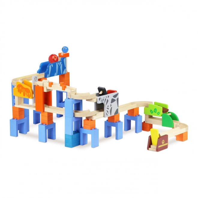 Wonderworld Wooden Marble Run - Sprinting Balls