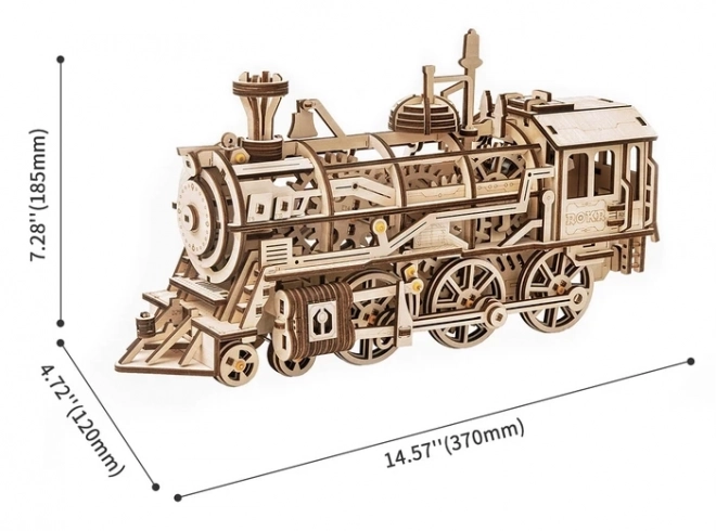 Rokr Wooden 3D Locomotive Puzzle