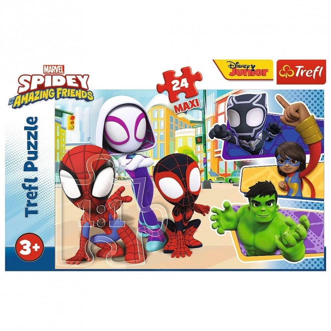 Spidey and Friends Maxi Puzzle 24 Pieces