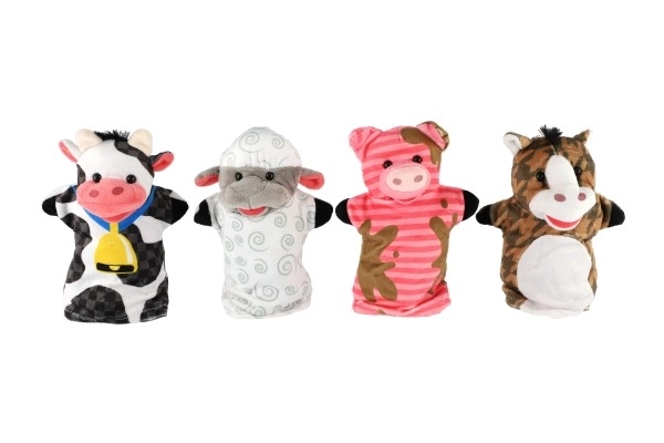 Farm Hand Puppets Set of 4