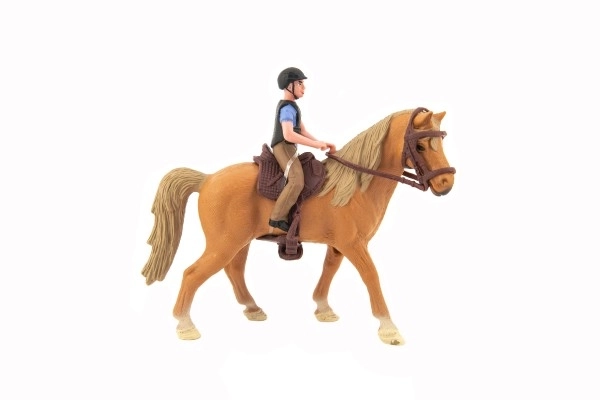 Jockey with Horse Toy Set