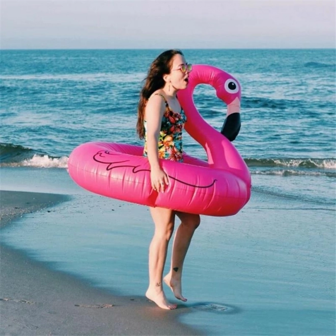 Inflatable Flamingo Swim Ring