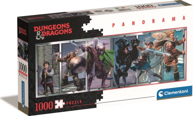 Clementoni Panoramic Puzzle Dungeons & Dragons 1000 Pieces