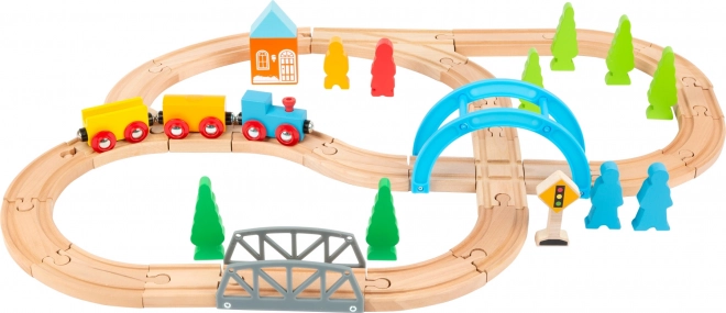 Wooden Train Set Journey