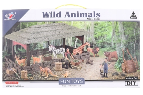 Large Wild African Animals Set