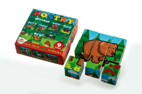 Wooden Animal Puzzles for Toddlers