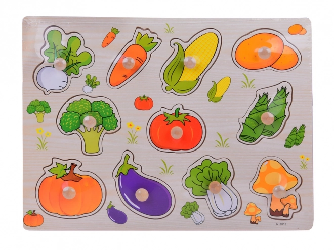 Educational Wooden Vegetable Puzzle