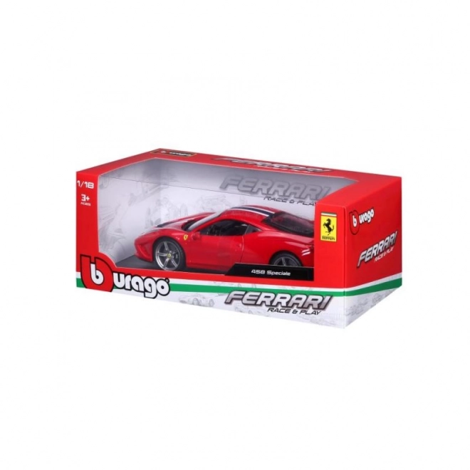 Ferrari 458 Speciale Red Diecast by Bburago