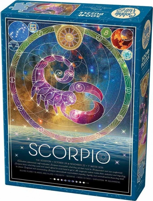 Cobble Hill Zodiac Sign Scorpio Puzzle 500 Pieces