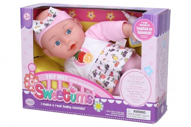 Soft Talking Baby Doll 28 cm