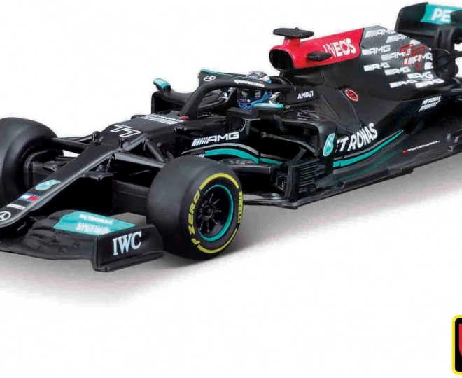 Bburago 1:43 UTRKA F1 - MERCEDES-AMG F1 W12 E Performance (2021) #77 (Valtteri Bottas)