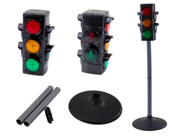 Educational Police Officer Set with Traffic Light