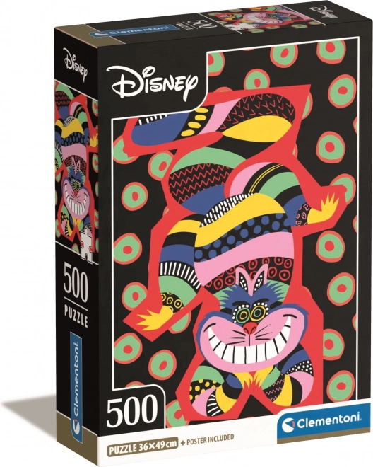 Clementoni Alice in Wonderland Cheshire Cat Puzzle 500 Pieces