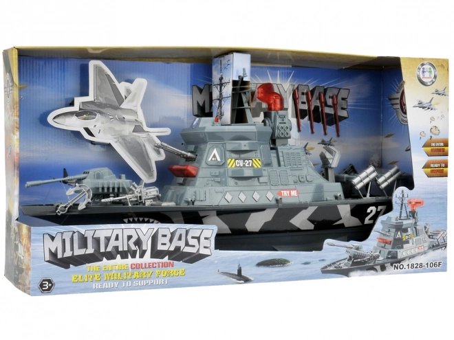 Nave Militare con Luci e Suoni per Bambini