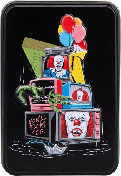 Igralne karte Pennywise v kovinski škatli