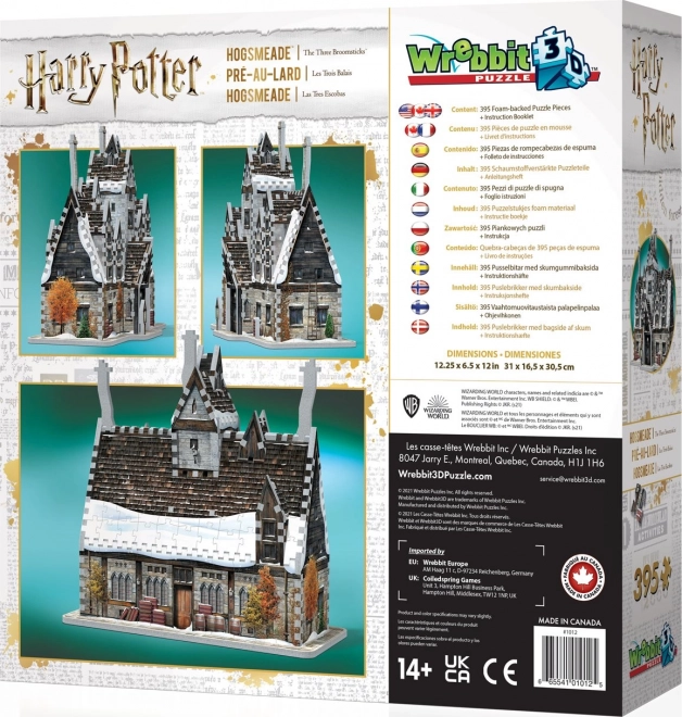 Harry Potter Three Broomsticks 3D Puzzle