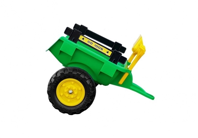 Green Pedal Tractor with Trailer