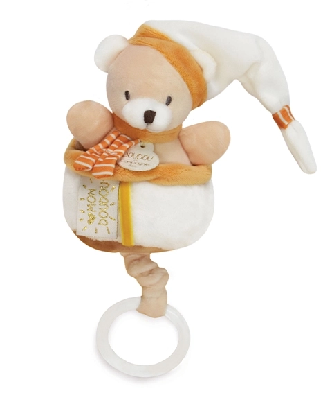 Musical Plush Bear Toy with Pull Cord 20cm