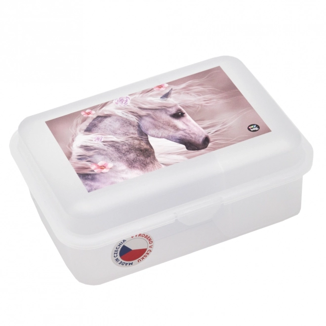 Lunch Box with Compartment Horse Romantic