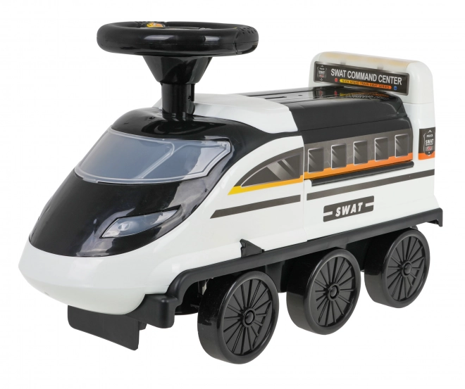 Interactive Ride-On Toy Police Train with Sound and Lights