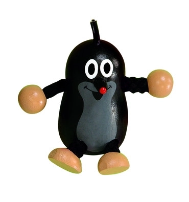 Magnetic Mole Wooden Figurine