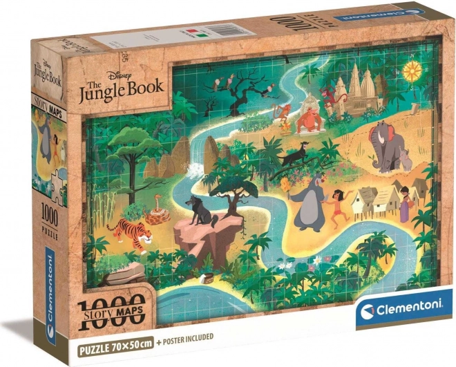 Compact Story Maps Puzzle - The Jungle Book