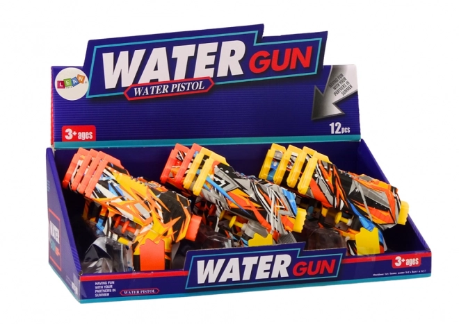 Small Water Gun Yellow Orange Graffiti