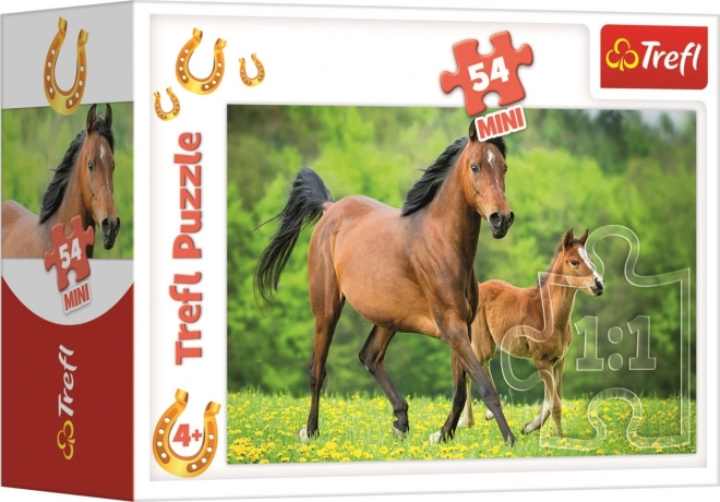 Trefl Puzzle World Horses: Mare and Foal 54 Piece Puzzle