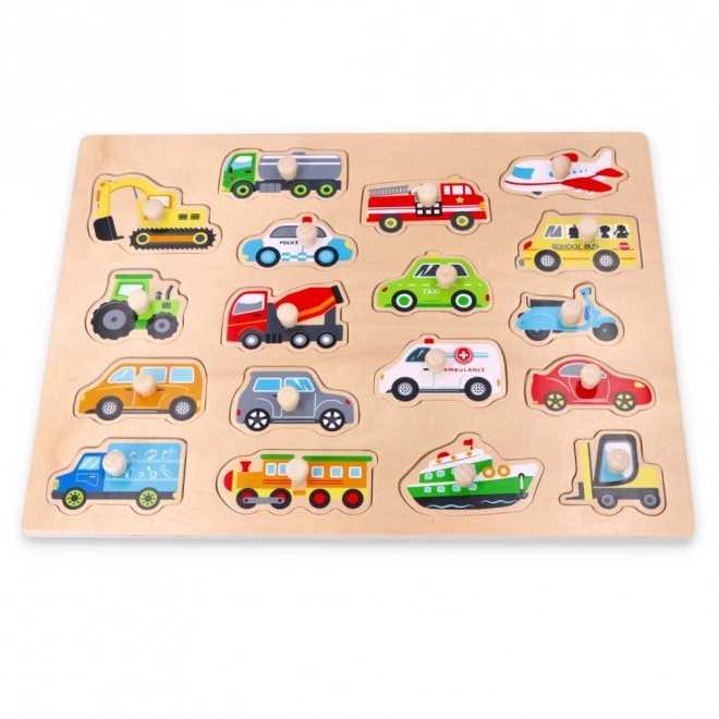 Large Wooden Puzzle Transport