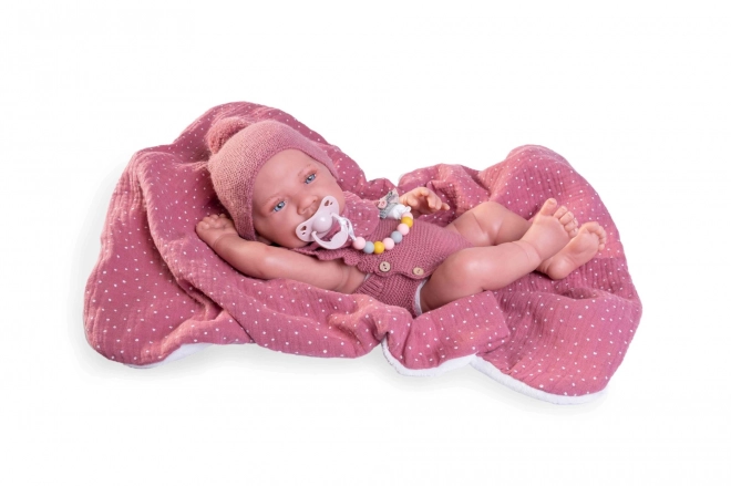 Sweet Reborn Baby Doll with Full Vinyl Body - 42 cm