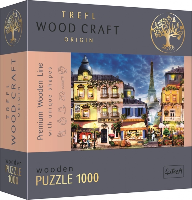 Trefl Wooden Double-sided Puzzle French Street 1000 Pieces