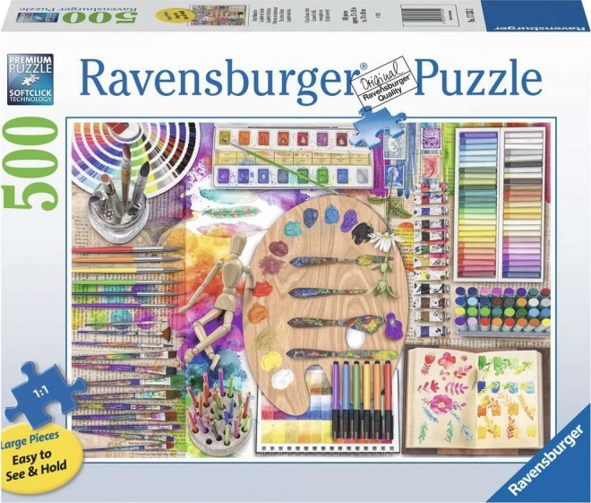 Ravensburger Artist Palette XXL 500 Piece Puzzle