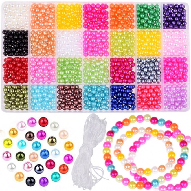 Pearl Beads Friendship Bracelets DIY Set