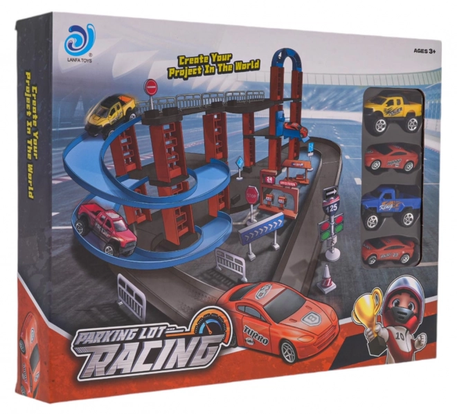 Track Parking and Cars Set