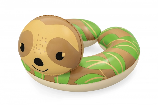 Inflatable Sloth Swim Ring for Kids