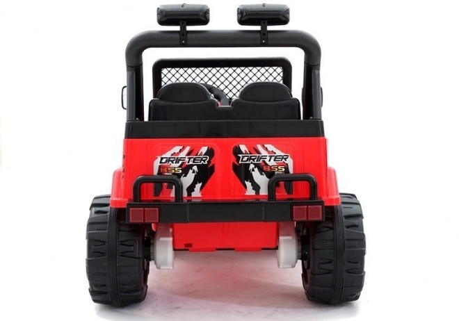 Red Battery-Powered Off-Road Vehicle