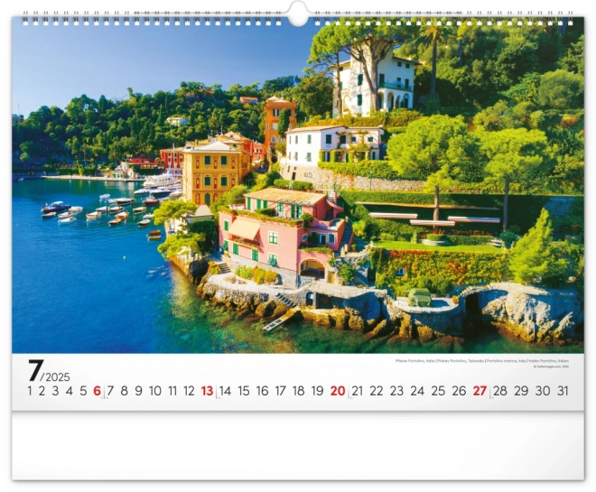 Notique Wall Calendar Sea 2025