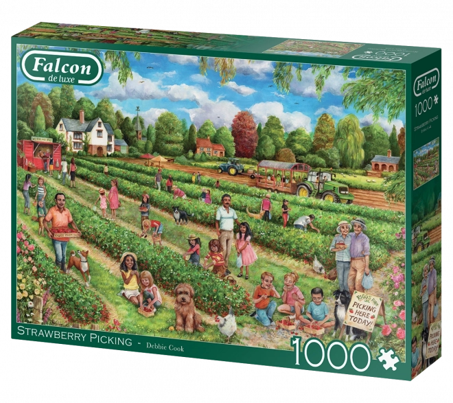 Falcon Puzzle Strawberry Picking 1000 Pieces