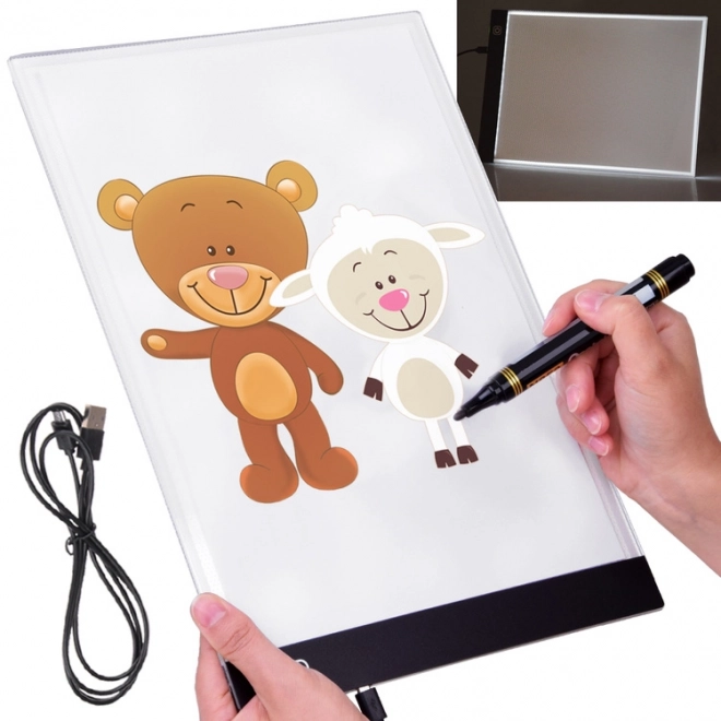 LED Drawing Tablet for Kids