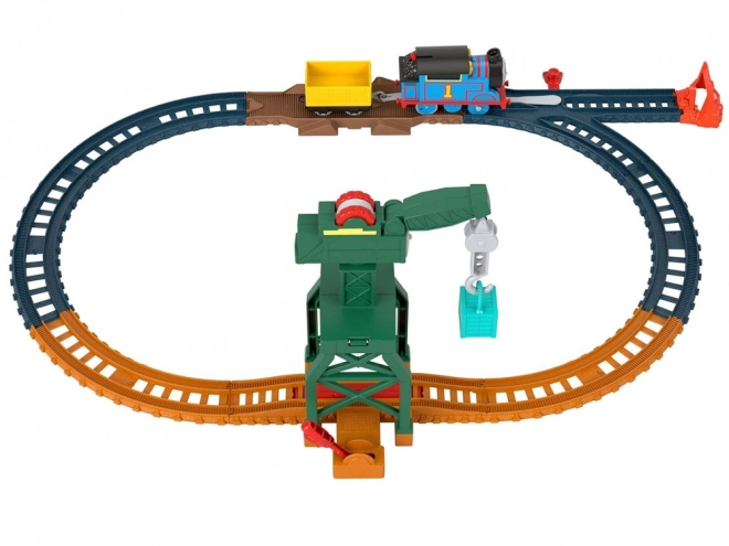 Thomas & Friends Set with Motorized Engine and Crane