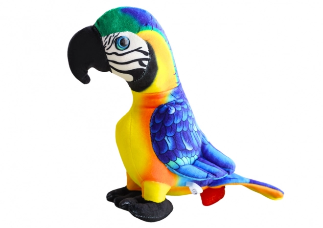 Yellow Plush Parrot Toy