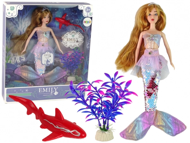 Emily Mermaid Doll Set with Accessories