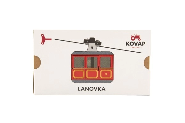 Red Cable Car with Key by Kovap