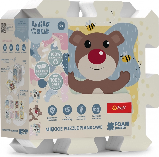 Trefl Foam Puzzle Kids and Bear