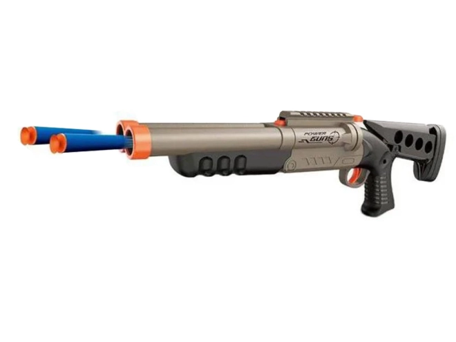 Large Toy Double Barrel Shotgun with Foam Darts