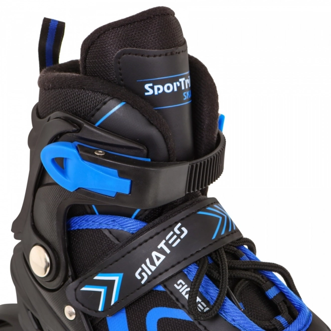 4-in-1 Skates Rollerblades Ice Skates for Kids Size 34-38 Blue