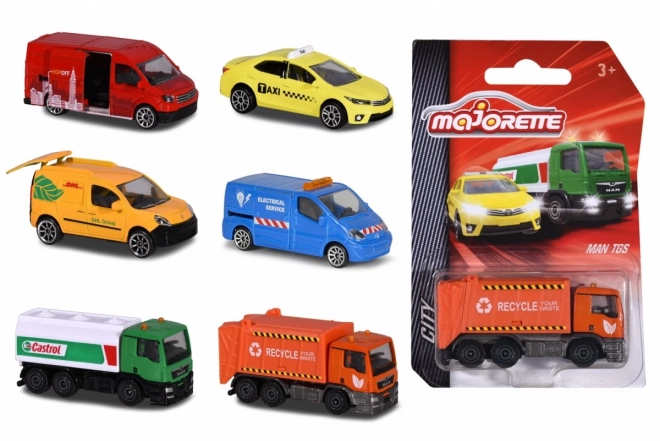 Metal City Car Toy Set