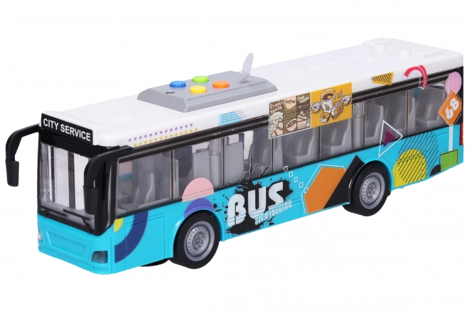 Toy Bus with Light and Sound Effects