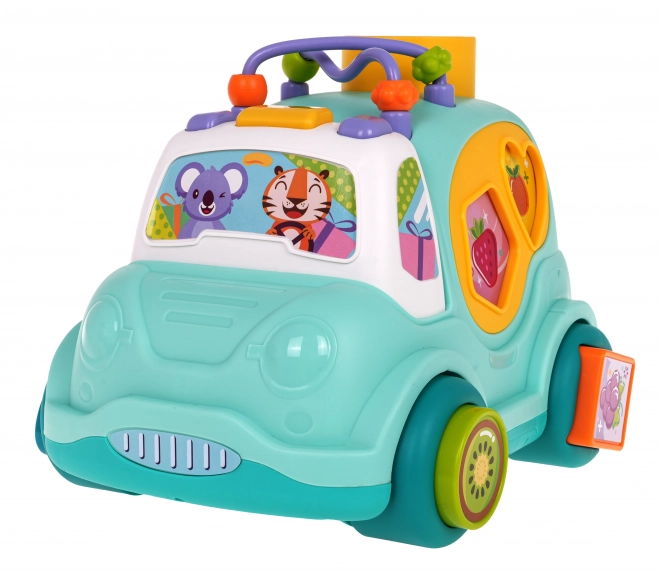 Multifunctional Toy Bus with Shape Sorter