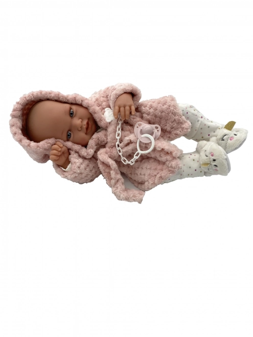 Realistic Newborn Baby Doll with Full Vinyl Body - 42 cm